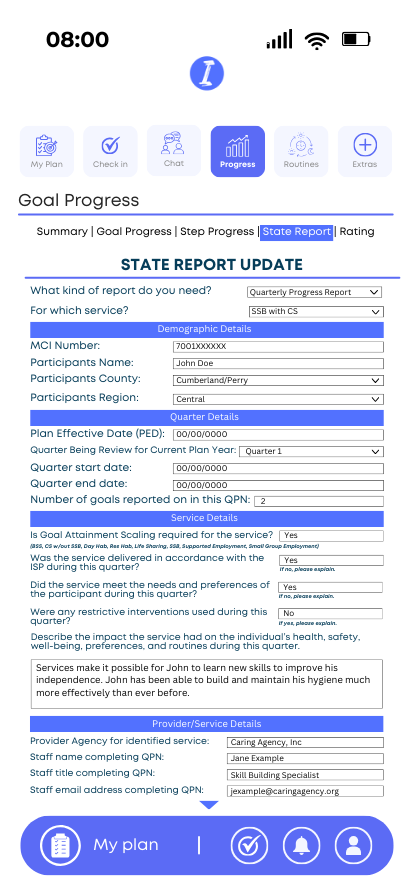 State Reporting