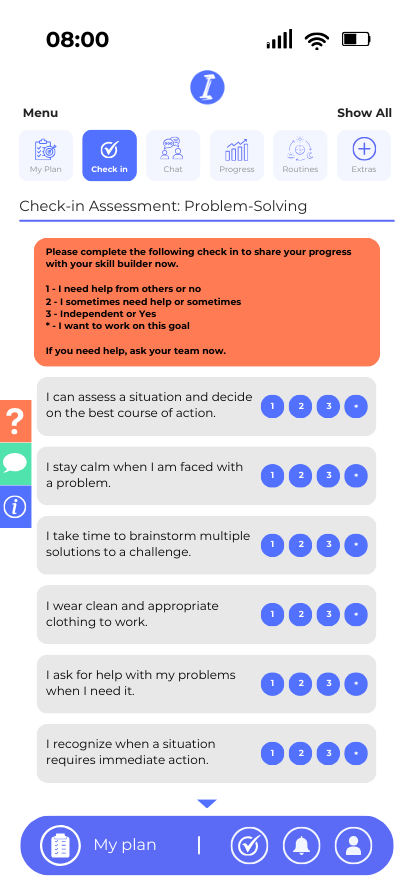  Example Assessment <br> Problem Solving