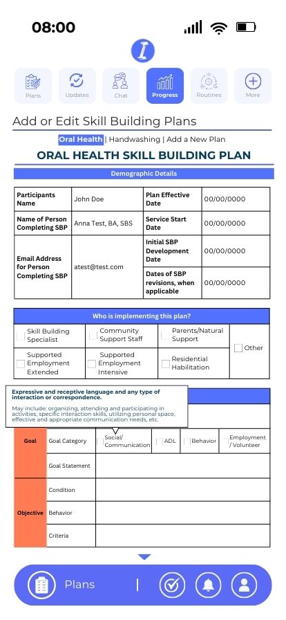  Update goal plan to State