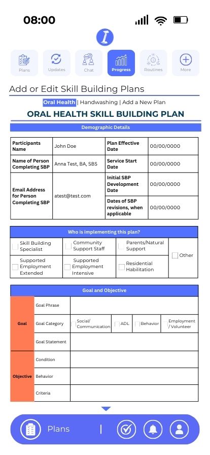 Update goal plan to State