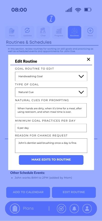  Edit Routine with Natural Cues